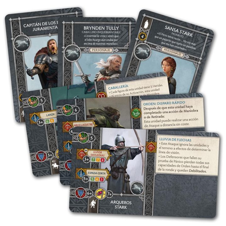 Asmodee Jogo de mesa Uma Canção de Gelo e Fogo: pack de facção Stark…