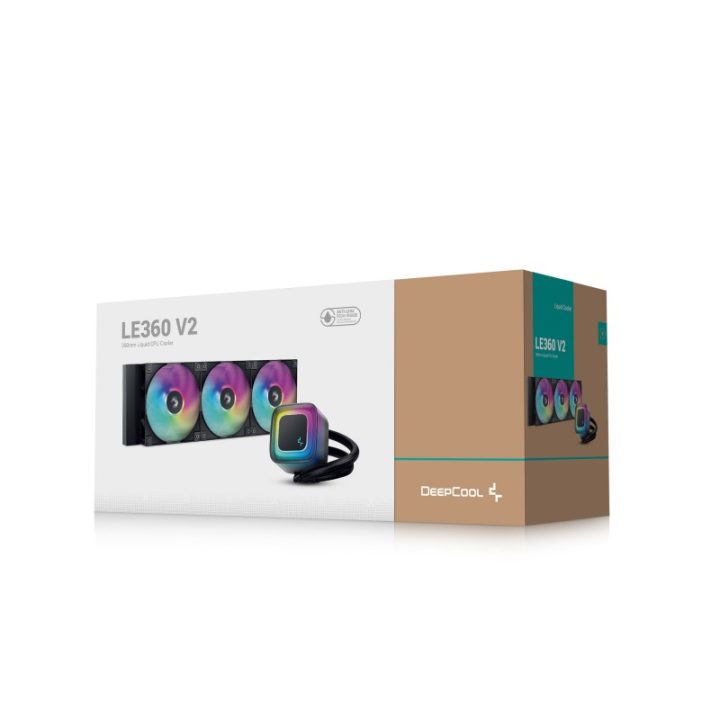 Kit de refrigeração líquida Deepcool LE360 v2 ARGB 3x 120mm preto…