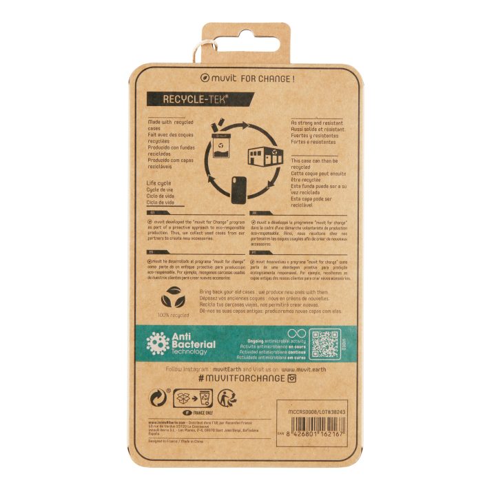 Capa Muvit recycletek antibacteriana para Apple iPhone SE-8-7…