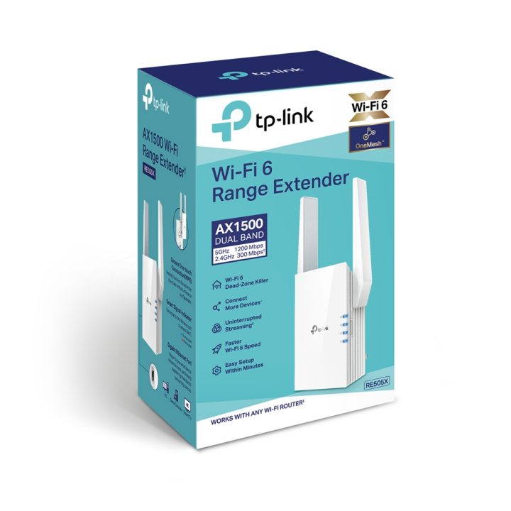 TP-Link RE505X Range Extender Network Transmitter and Receiver White…