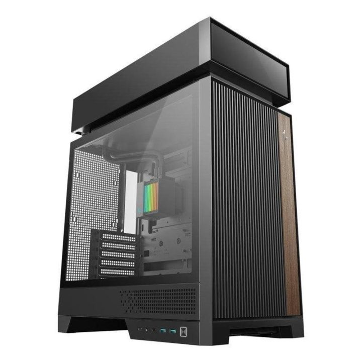 Caixa de PC gaming Deepcool CL660 ATX ARGB vidro temperado preta e…