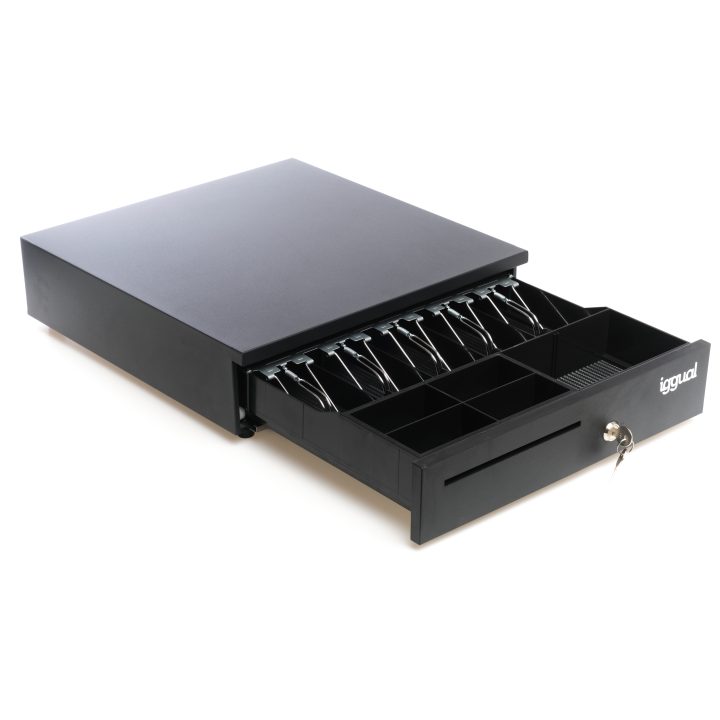 iggual IRON-35 Cash Drawer 42cm 5+6 Black