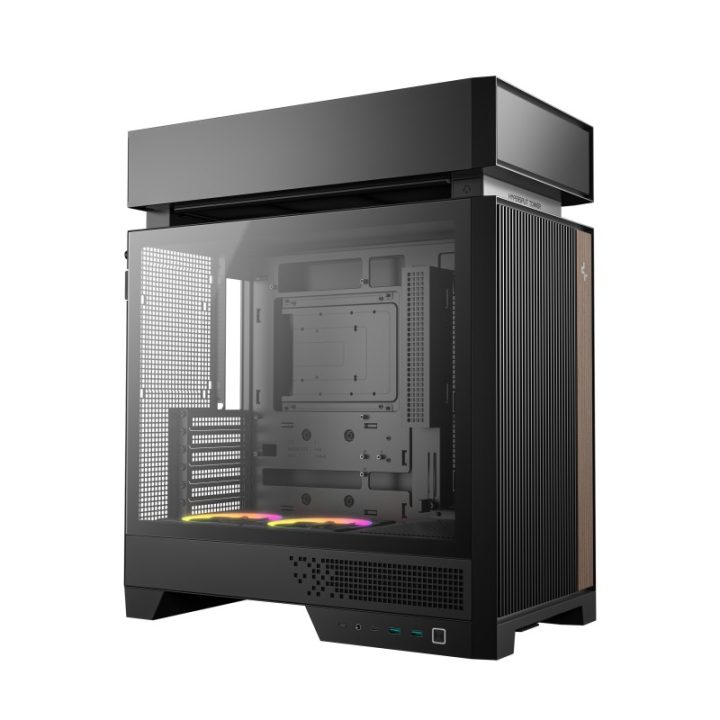 Caja ordenador gaming Deepcool CL660 ATX ARGB cristal templado negra…