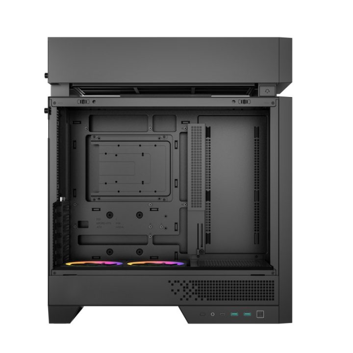 Caja ordenador gaming Deepcool CL660 ATX ARGB cristal templado negra…