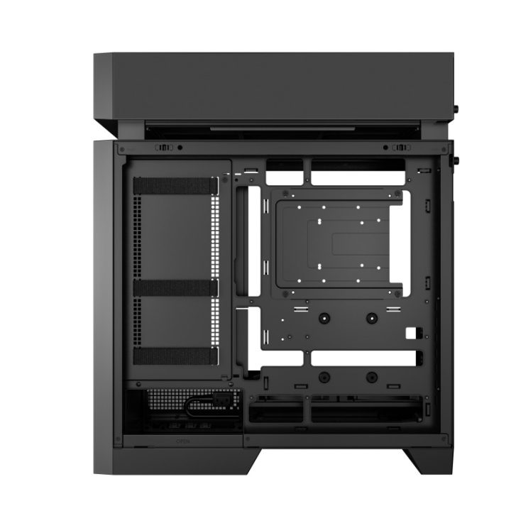 Caixa de PC gaming Deepcool CL660 ATX ARGB vidro temperado preta e…