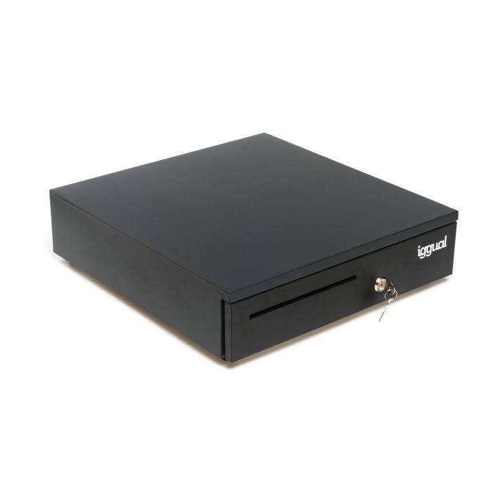 iggual Cajón Portamonedas IRON-35 42cm 5+6 negro