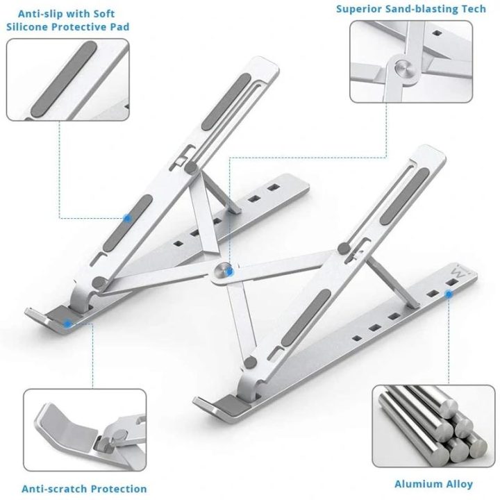 Ewent EW1266 suporte para portátil Prata 15,6"