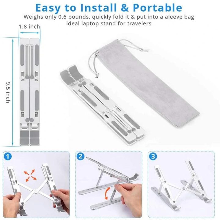 Ewent EW1266 Laptop Stand Silver 15.6"