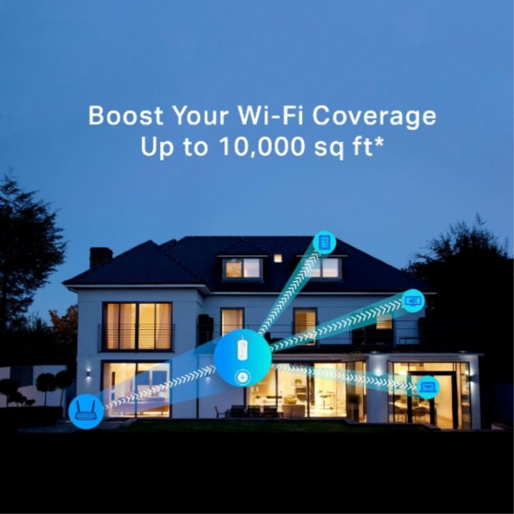 TP-Link RE450 Wi-Fi Range Extender White 10, 100, 1000 Mbit/s
