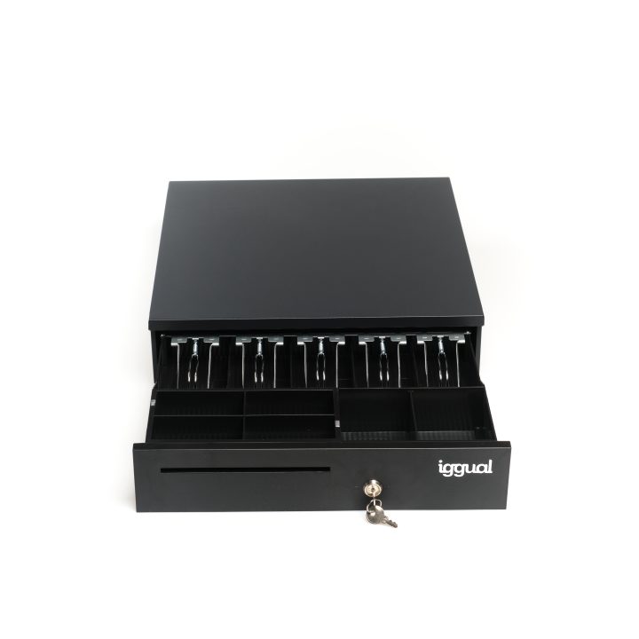 iggual IRON-35 Cash Drawer 42cm 5+6 Black