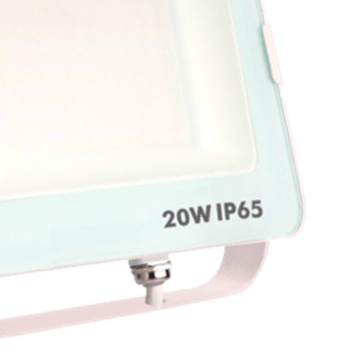 Projetor LED Silver Foco IP65 20W 3000K 1600LM branco (173021)