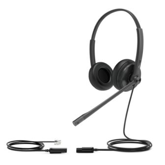 Yealink YHS34 Dual Headset Wired Over-Ear Headphones for Calls/Music…