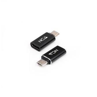 Nanocable Adaptador Micro USB a USB-C, Micro B/M- USB-C/H, Negro