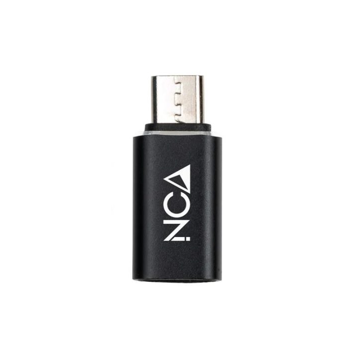 Nanocable Adaptador Micro USB a USB-C, Micro B/M- USB-C/H, Preto