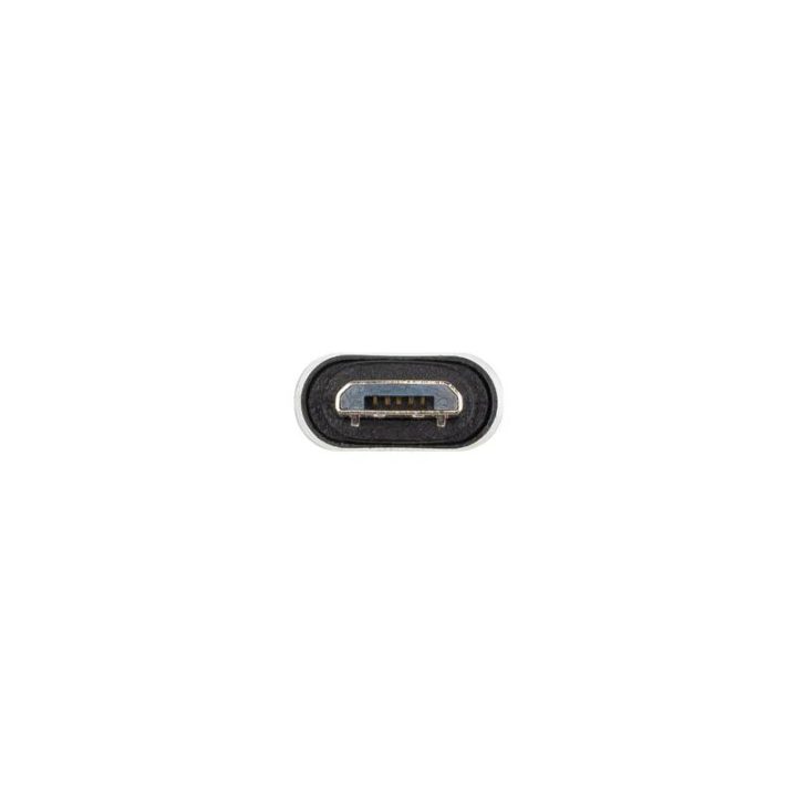 Nanocable Adaptador Micro USB a USB-C, Micro B/M- USB-C/H, Preto