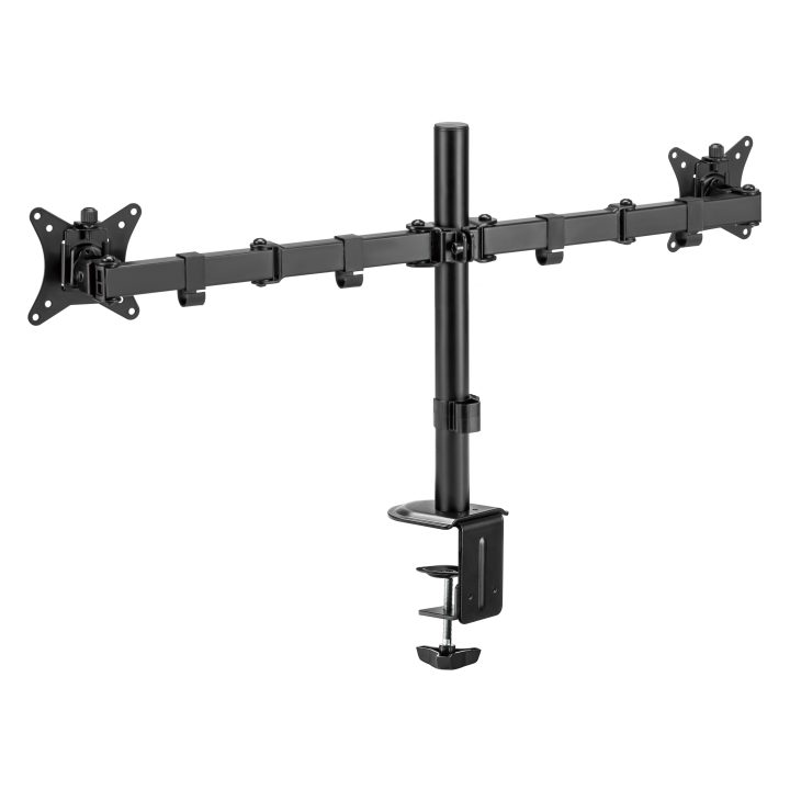iggual SPM02 Suporte de pinça para 2 monitores 17"-32"