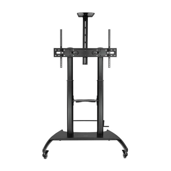 TooQ Ares Floor Stand with Wheels and Height Adjustment for 60"-100"…