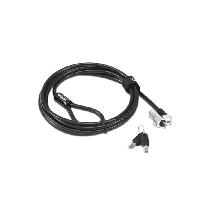 Lenovo 4XE1L51710 Anti-Theft Cable Black 1.8 m