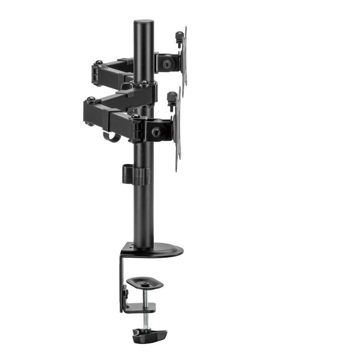 iggual SPM02 Suporte de pinça para 2 monitores 17"-32"