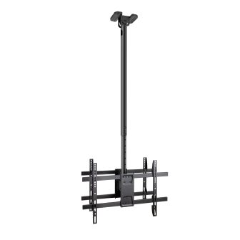 TooQ Ceiling Mount for 2 Screens 43"-86", Black