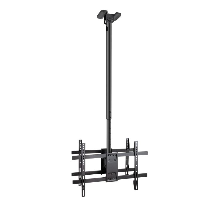 TooQ Ceiling Mount for 2 Screens 43"-86", Black