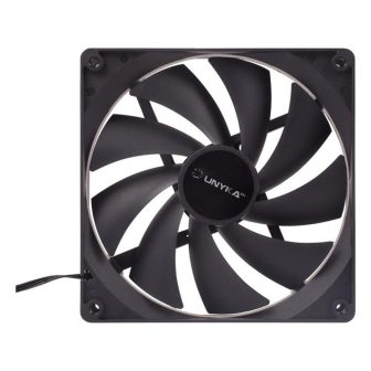 UNYKAch 140 mm Carcasa del ordenador Ventilador 14 cm Negro