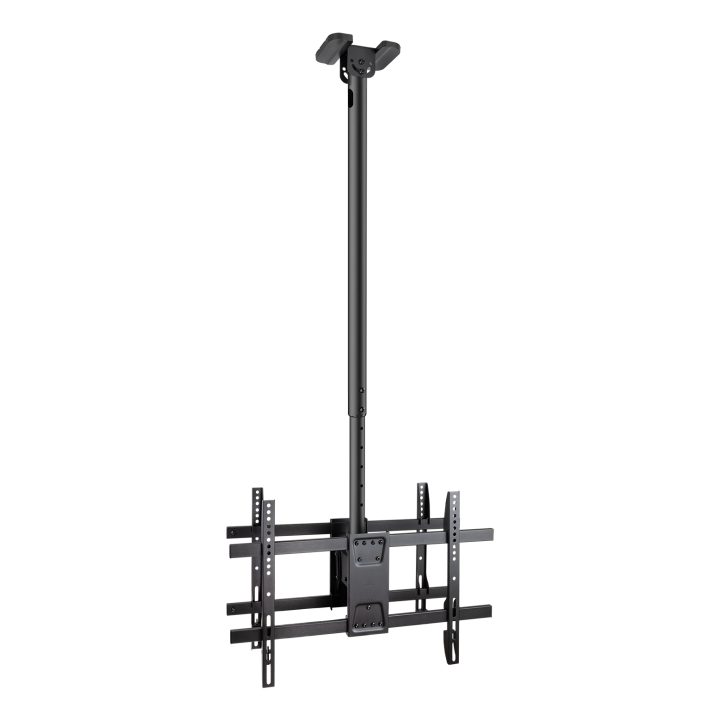 TooQ Ceiling Mount for 2 Screens 43"-86", Black