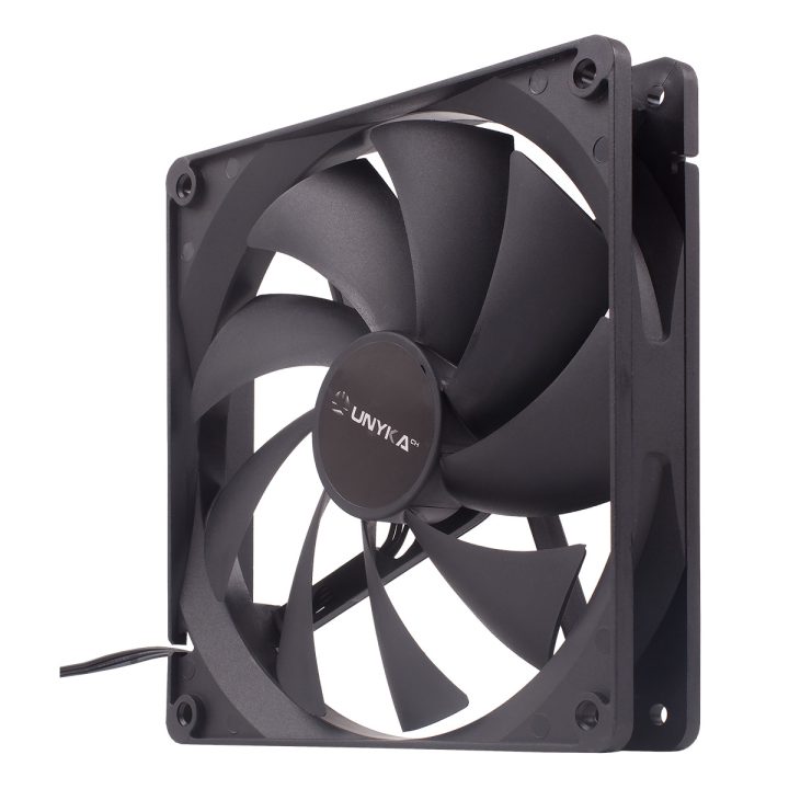 UNYKAch 140 mm PC Case Fan 14 cm Black