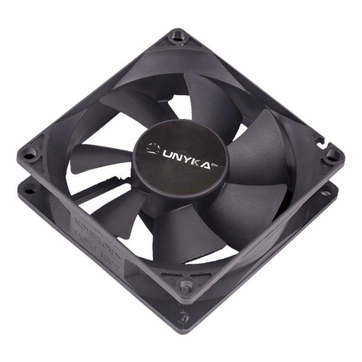 UNYKAch 51800 PC Cooling System Computer Case Fan 12 cm Black