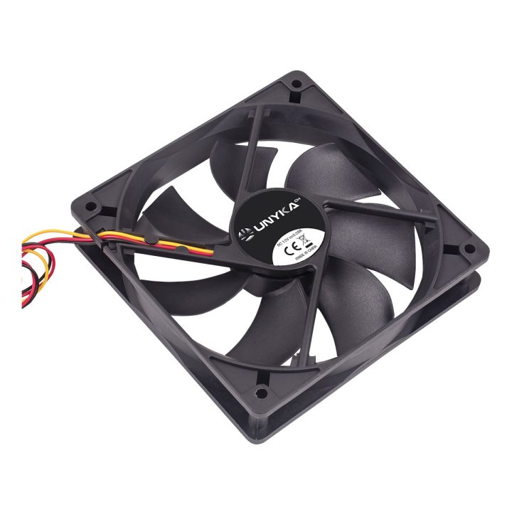 UNYKAch 51800 PC Cooling System Computer Case Fan 12 cm Black