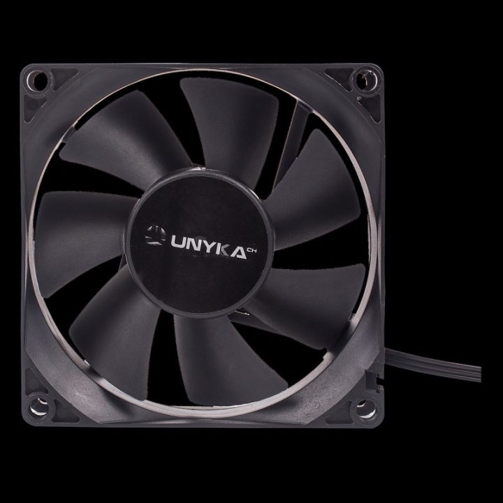 UNYKAch 51800 PC Cooling System Computer Case Fan 12 cm Black