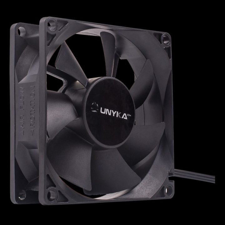 UNYKAch 51800 PC Cooling System Computer Case Fan 12 cm Black