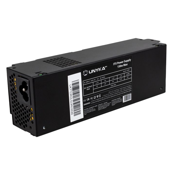 UNYKAch ITX 150 unidad de fuente de alimentación 150 W 20+4 pin ATX…