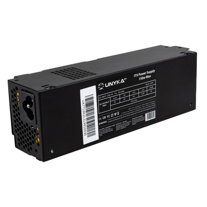 UNYKAch ITX 150 Power Supply Unit 150 W 20+4 pin ATX Flex ATX Black