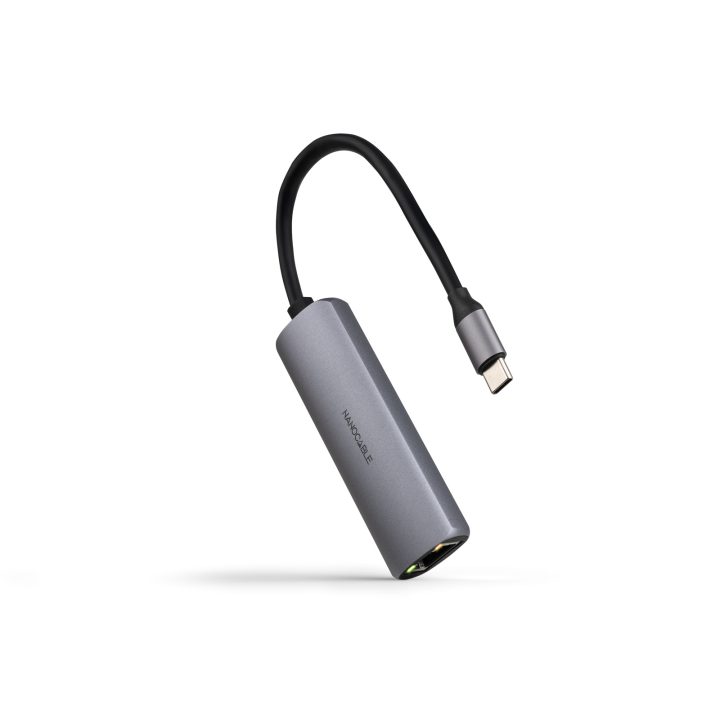Nanocable Adaptador USB-C 3.1 para RJ45, com PD 100W, USB-C/M…