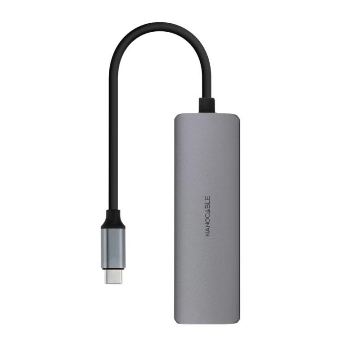 Nanocable USB-C 3.1 to RJ45 Adapter, with 100W PD, USB-C/M, Aluminum…