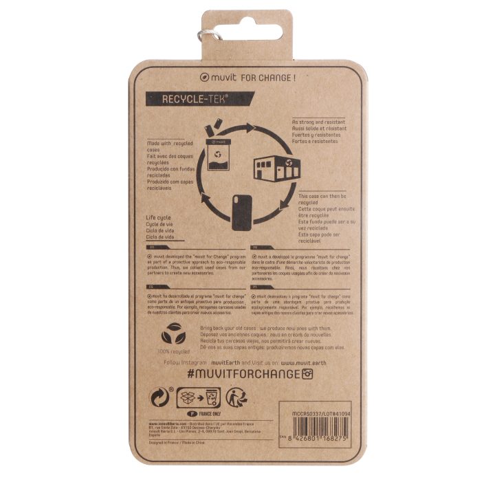 Capa Muvit recycletek para Apple iPhone 14 Pro Max transparente…