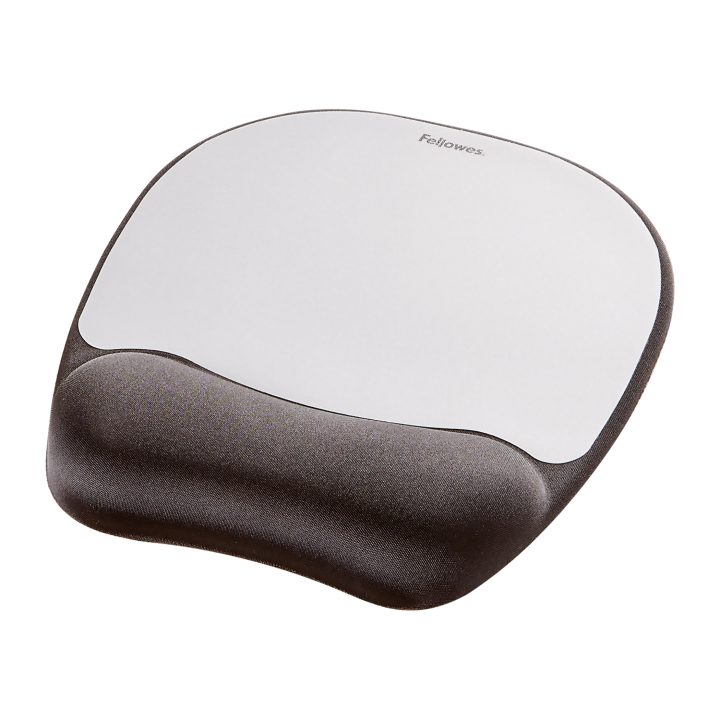 Fellowes 9175801 Mouse Pad Black, Silver