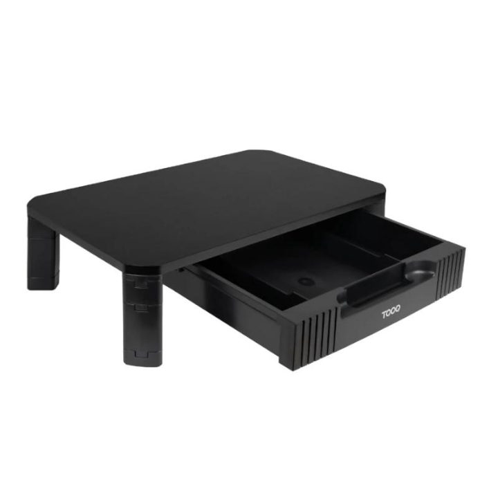 TooQ Suporte Elevador Multiusos com Gaveta para Monitor/Portátil…
