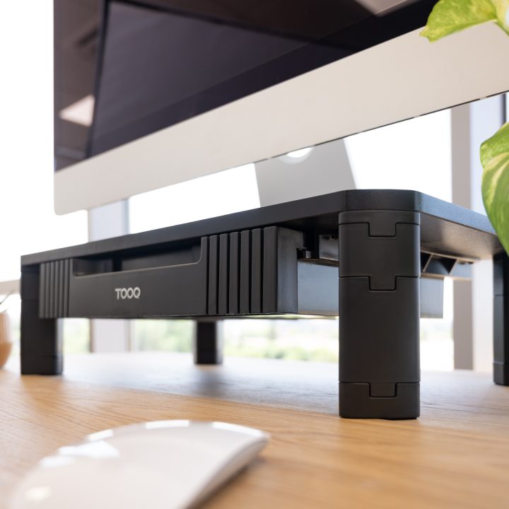 TooQ Suporte Elevador Multiusos com Gaveta para Monitor/Portátil…