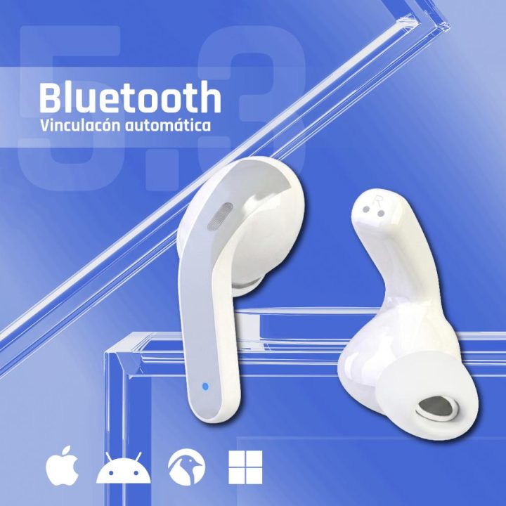 iggual Blan auriculares intrauditivos True Wireless