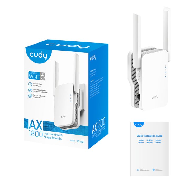 Cudy RE1800 Wi-Fi Signal Amplifier