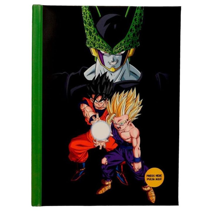 Caderno SD Toys Dragon Ball Z Batalha Final Cell com luz (SDTDRB24986)