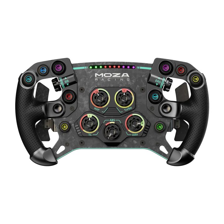 Moza Racing RS056 comando e volante Preto