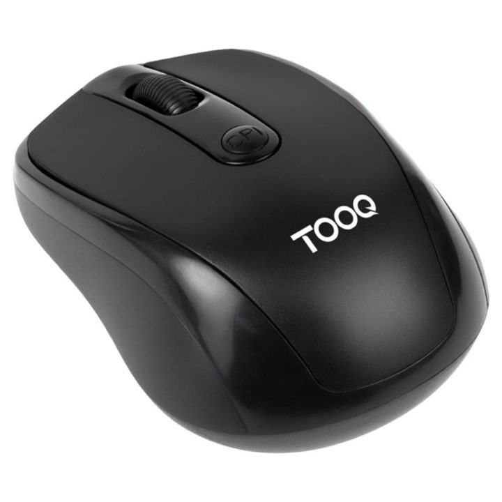 TooQ Wireless Mouse, 1600 DPI, 4 Buttons, Black