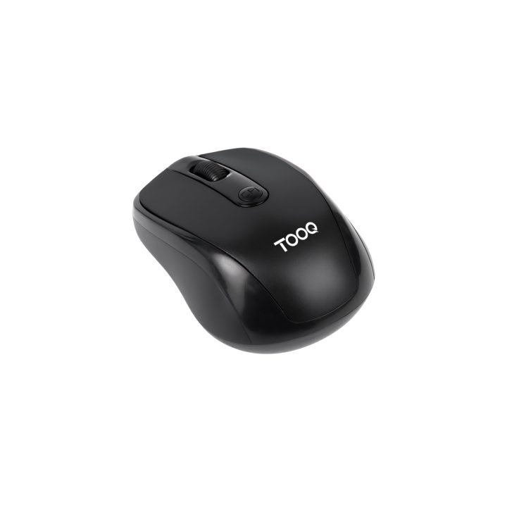 TooQ Rato sem fios, 1600 DPI, 4 botões, Preto