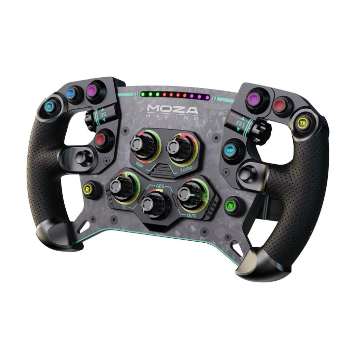 Moza Racing RS056 comando e volante Preto