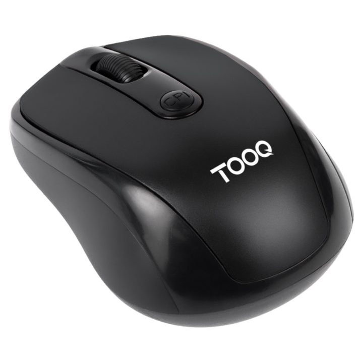 TooQ Wireless Mouse, 1600 DPI, 4 Buttons, Black