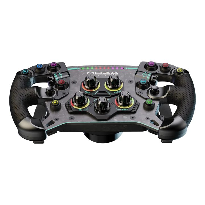 Moza Racing RS056 comando e volante Preto