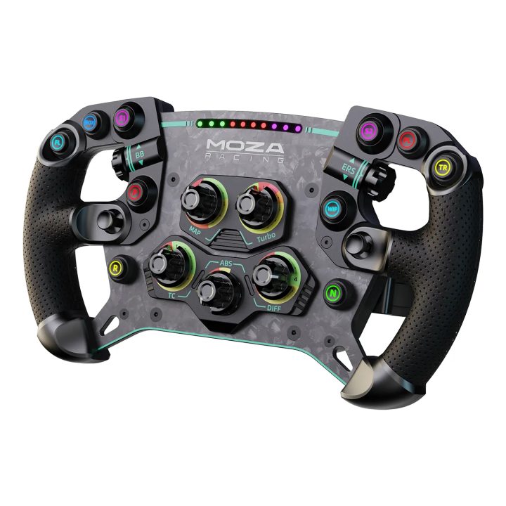 Moza Racing RS056 comando e volante Preto
